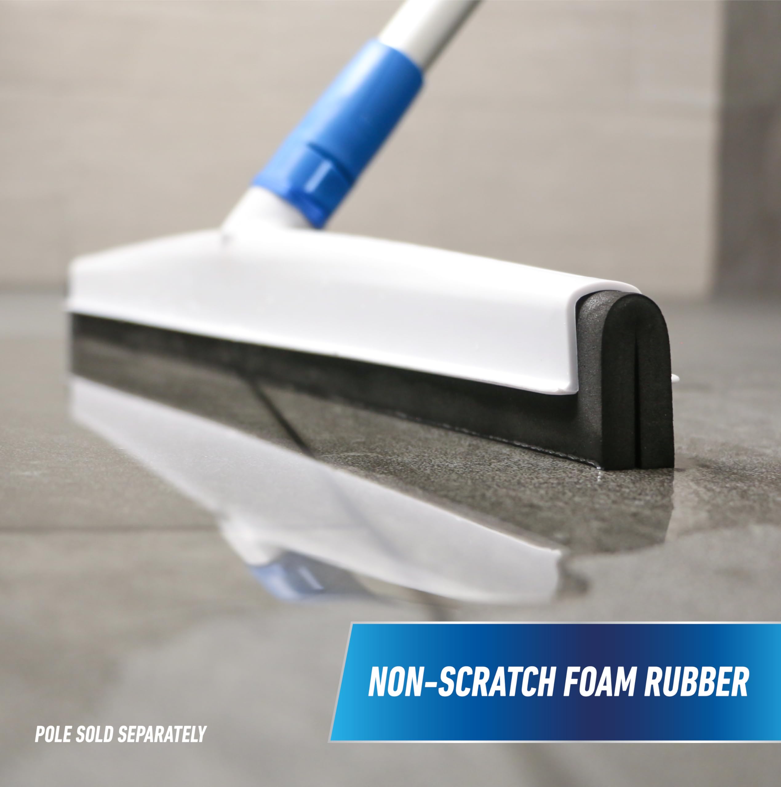 Unger - 961350 Professional AquaFlex Uneven Surface Floor Squeegee with Splash Guard, 22" - Image 10