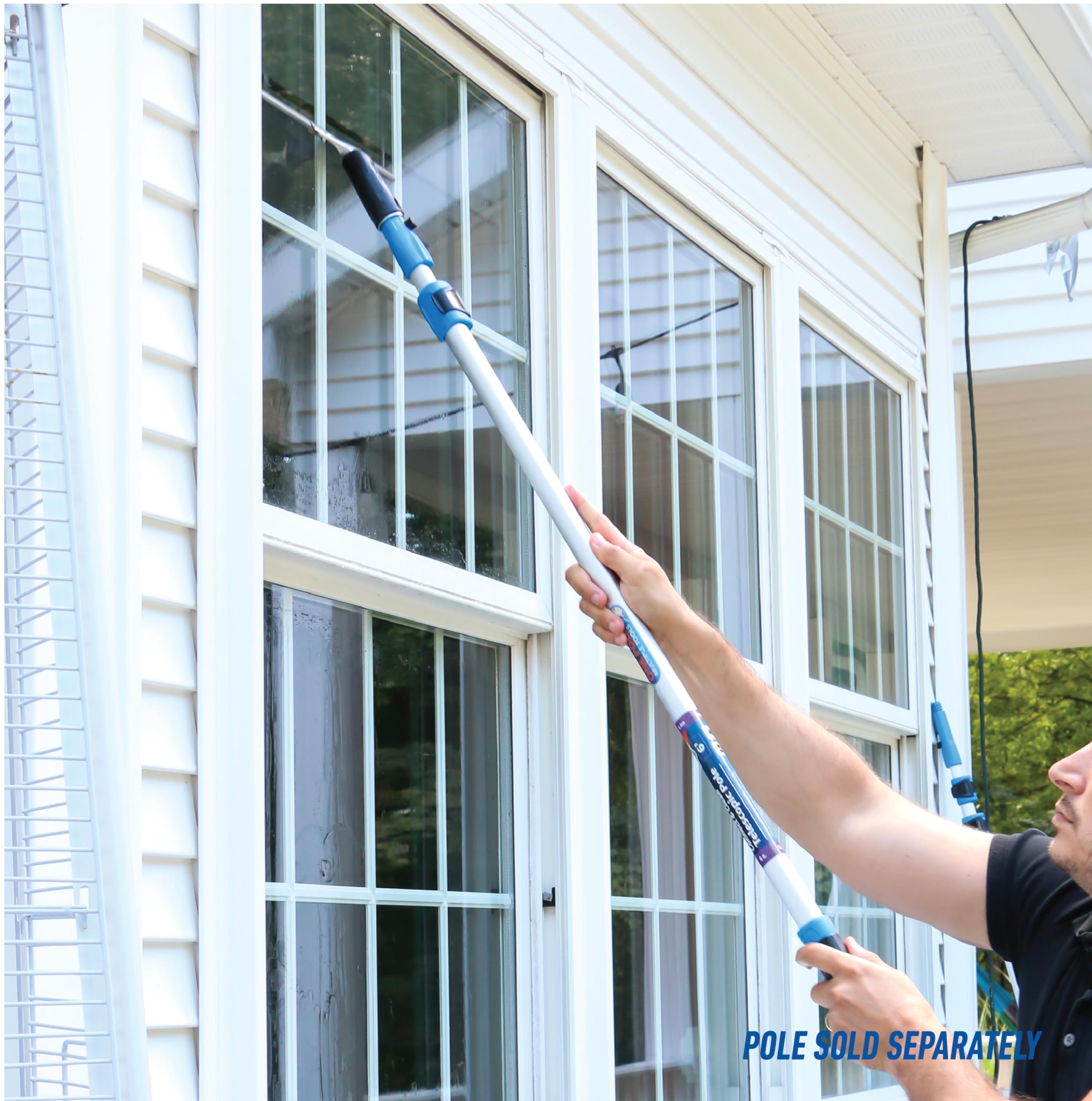 Unger Connect and Clean 16” Performance Window and Glass Cleaning Squeegee with Replacement Rubber, Cleaning Supplies, Heavy Duty Household Cleaner Tools with Streak-Free Results - Image 9