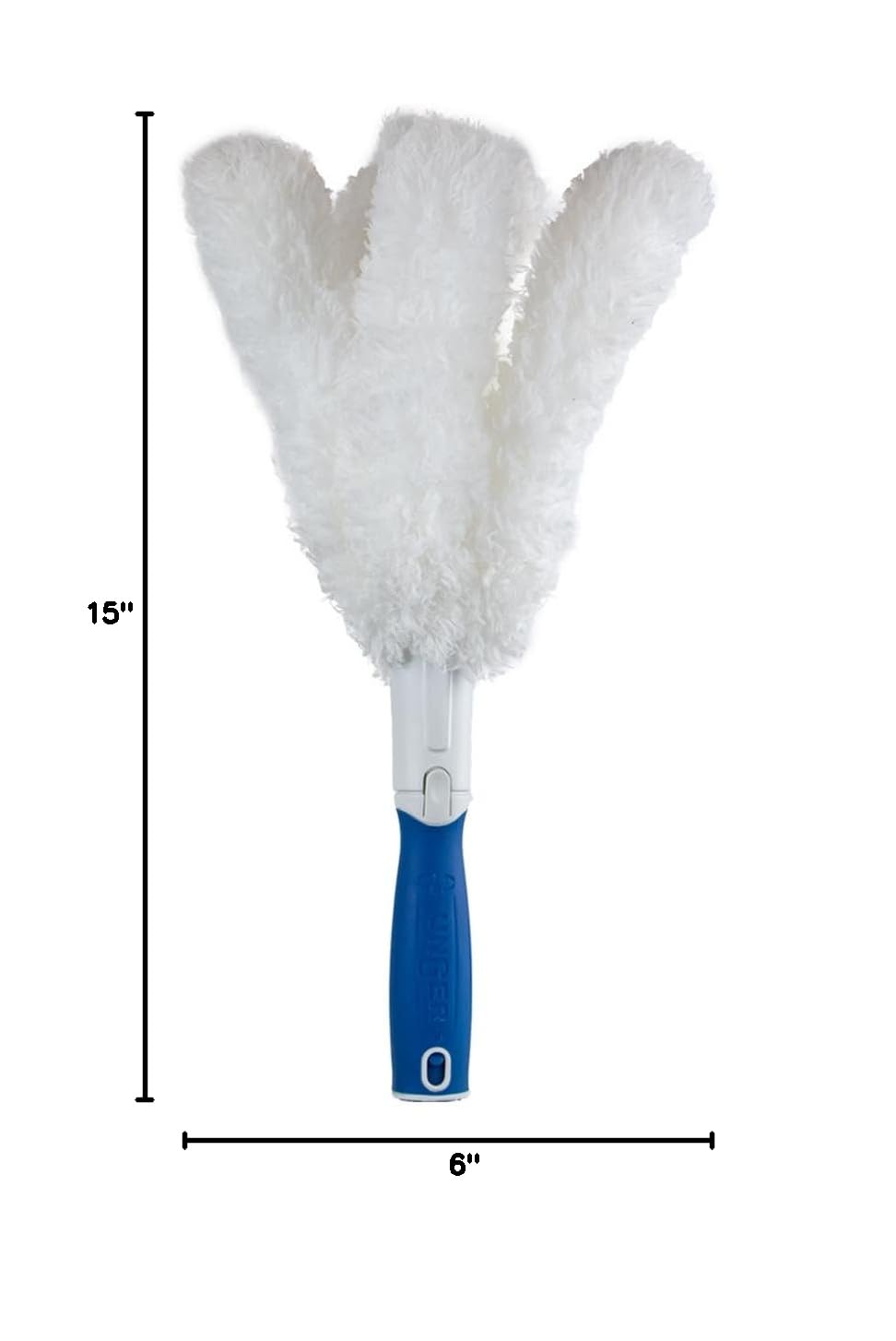 Unger Connect and Clean Microfiber Feather Duster for Household Cleaning and Dusting, Cleans Fragile Objects, Glassware, Vases, Picture Frames, Machine Washable, Compatible with Threaded Pole - Image 8