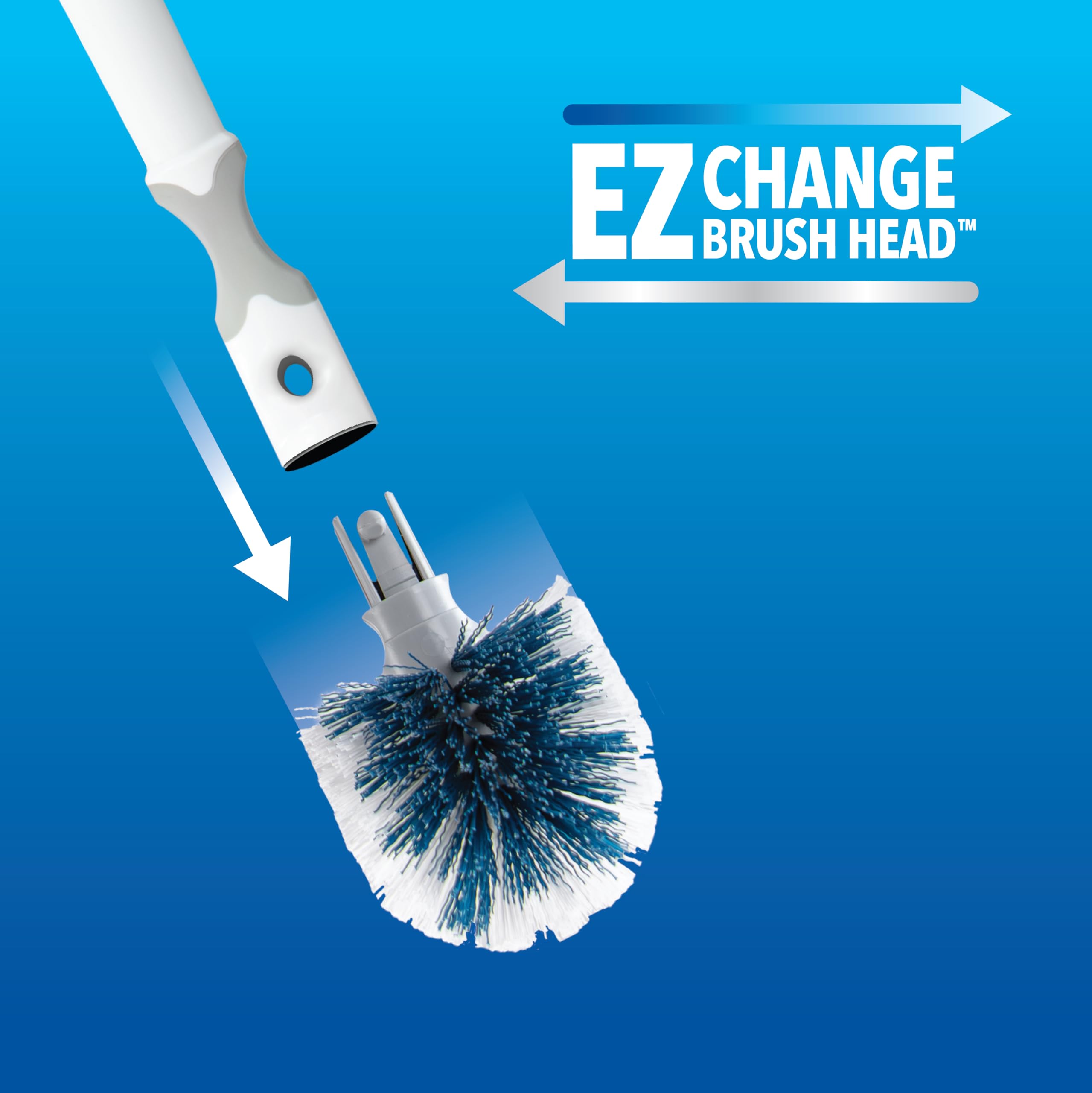 Unger EZ No-Drip Combo Toilet Brush and Plunger Set with Carrying Caddy, Cleaning Tools for Home and Business Bathroom, Discreet Scrubber Accessories Set for Tough Stains and Tight Suction - Image 6