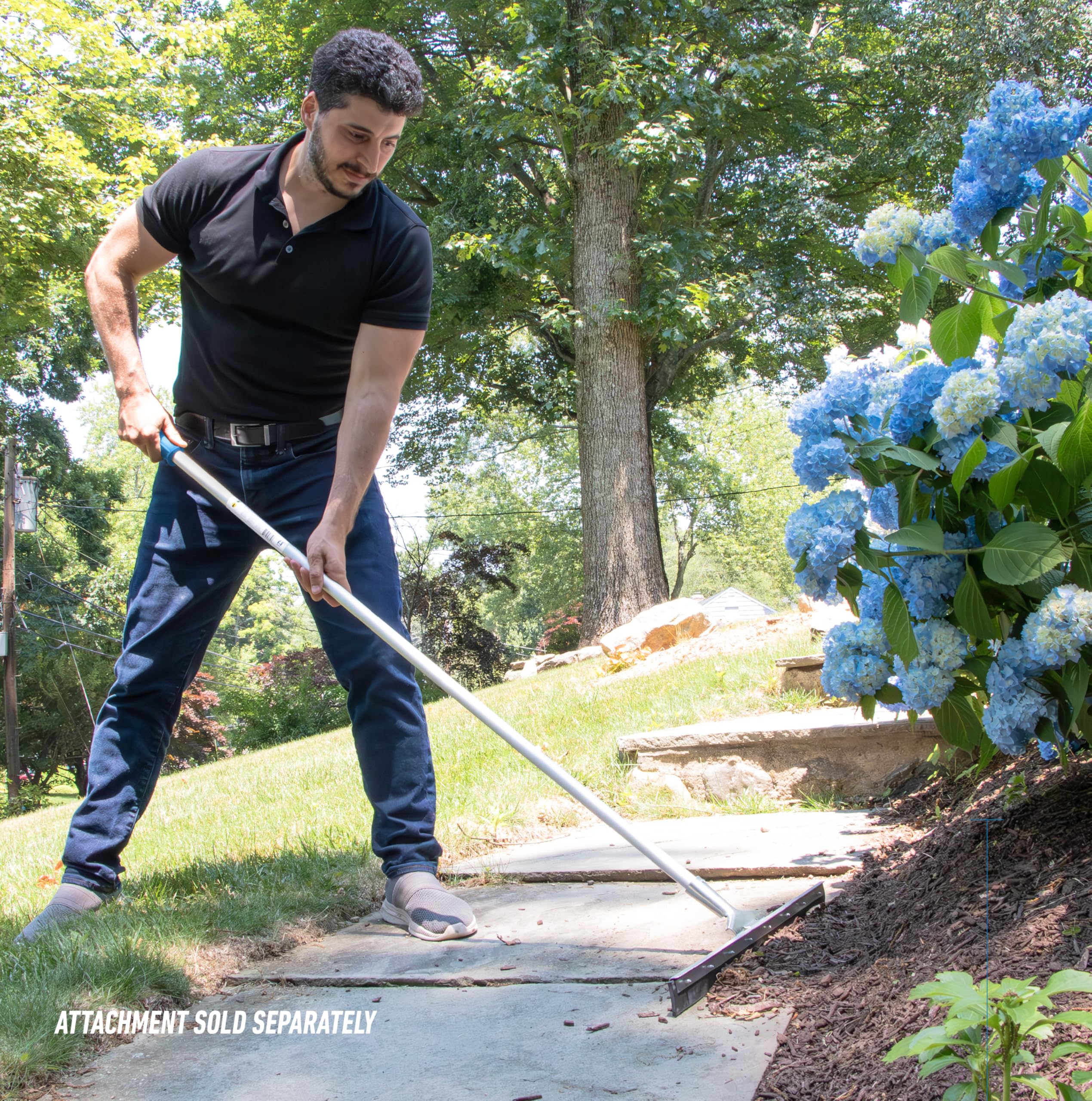 Unger Professional Lock-On 60” Dual-End Aluminum Handle Pole – Compatible with Unger Lock-On Poles & Standard Thread Cleaning Supplies, Use with Floor Squeegees, Brooms, Brush Heads - Image 6