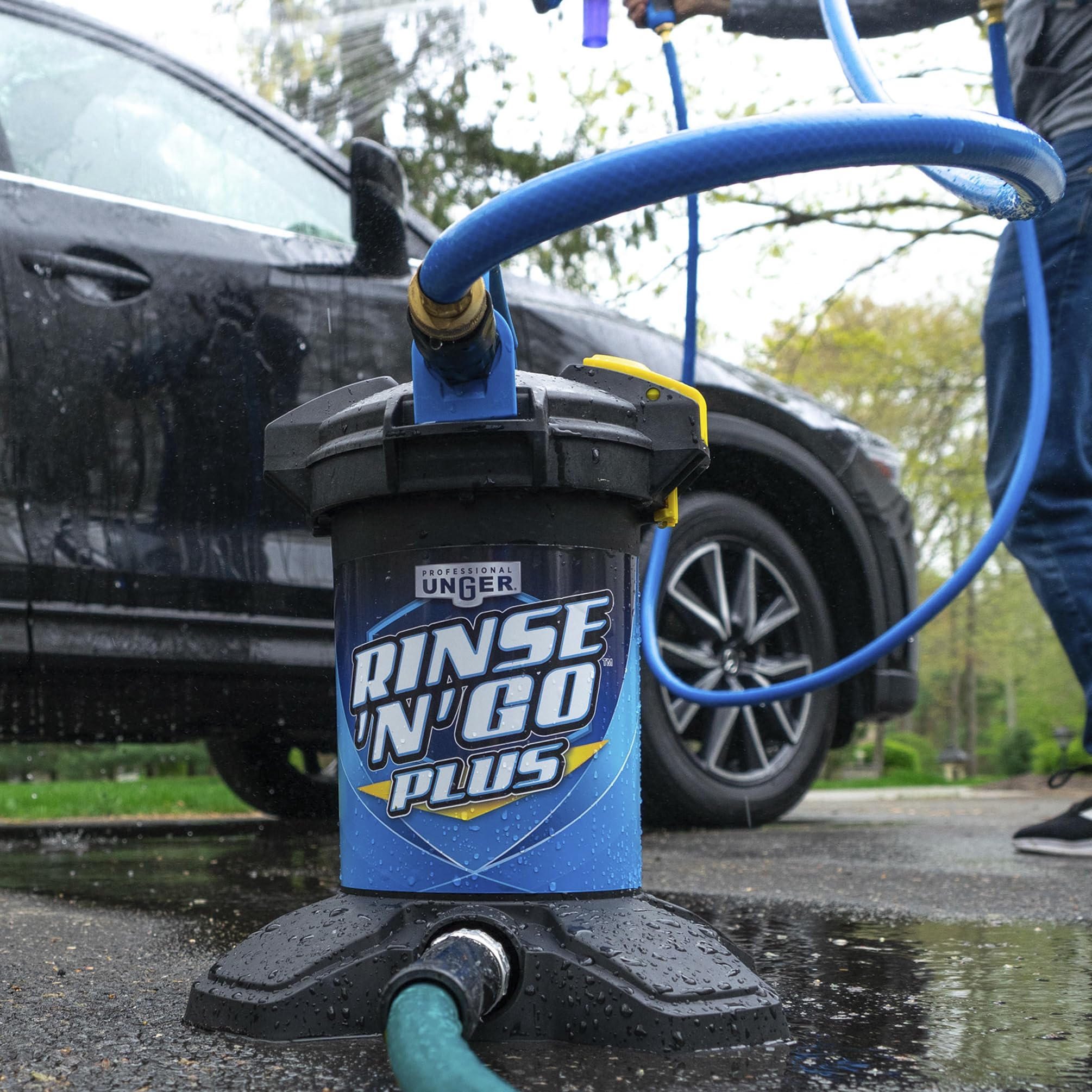 Unger Professional Rinse ‘n’ Go Spotless Car Washing System with Deionization Filter, Auto Cleaning Supplies for Deionized Water with Streak-Free Results, Great for Boats, Cars, RVs, and Solar Panels - Image 3