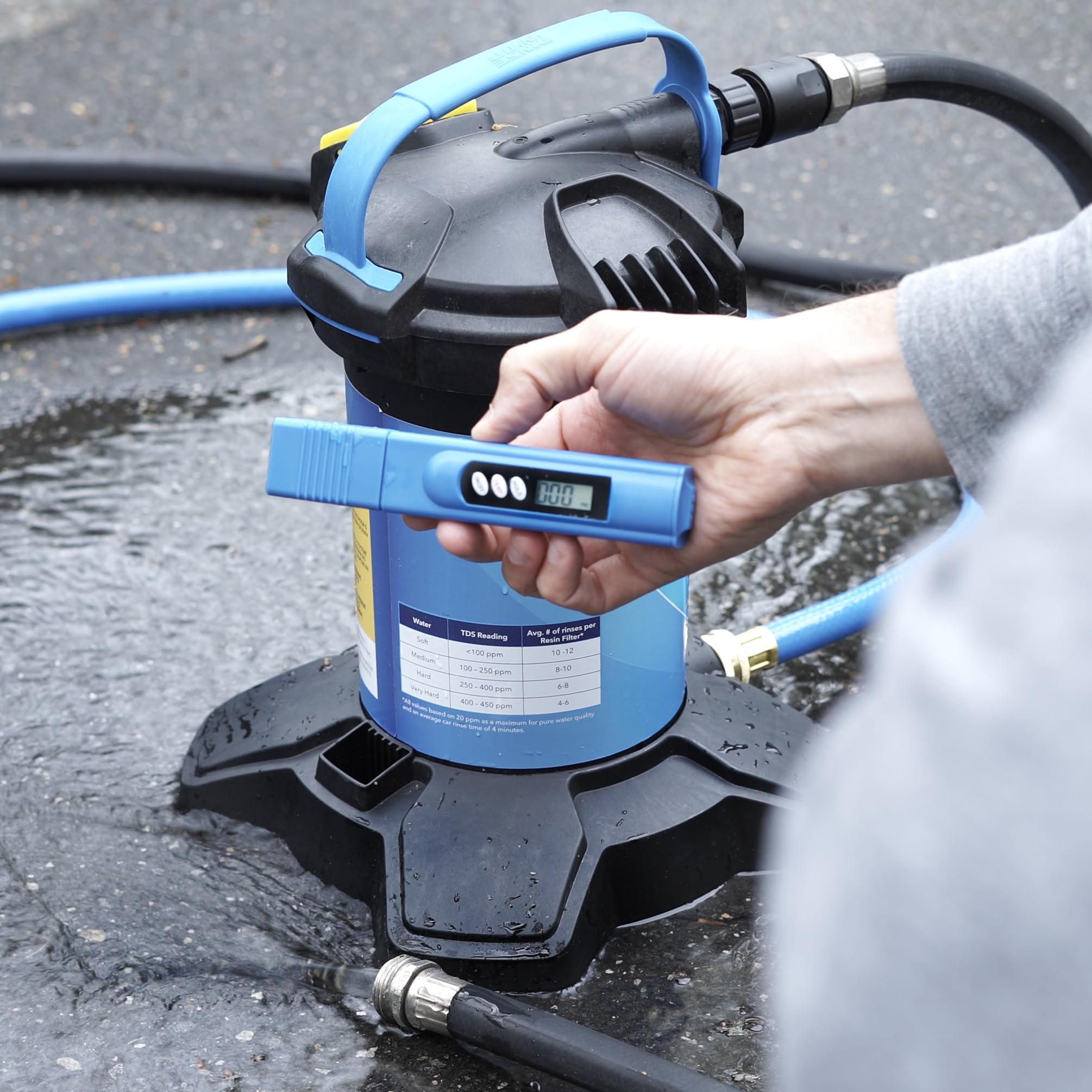 Unger Professional Rinse ‘n’ Go Spotless Car Washing System with Deionization Filter, Auto Cleaning Supplies for Deionized Water with Streak-Free Results, Great for Boats, Cars, RVs, and Solar Panels - Image 6