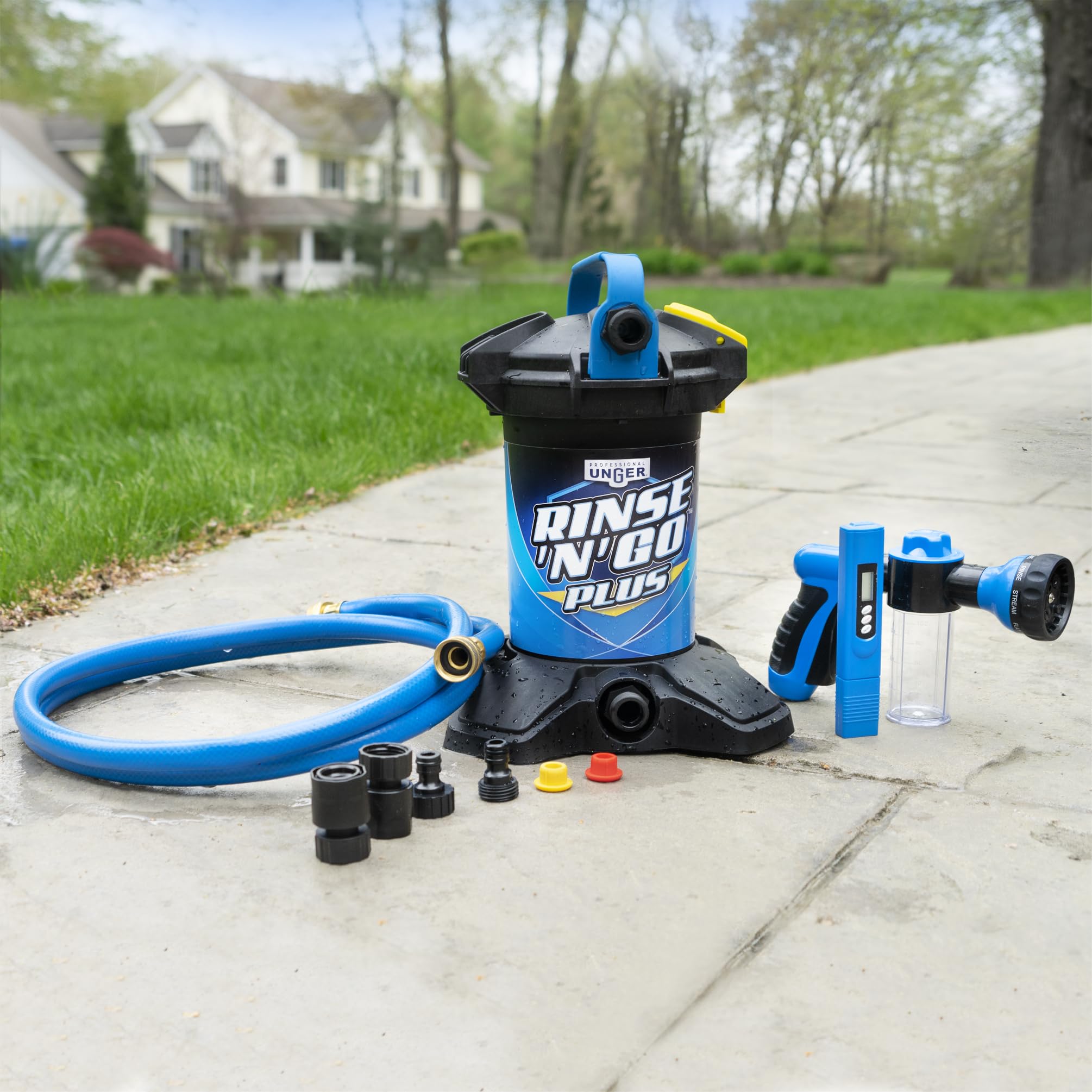 Unger Professional Rinse ‘n’ Go Spotless Car Washing System with Deionization Filter, Auto Cleaning Supplies for Deionized Water with Streak-Free Results, Great for Boats, Cars, RVs, and Solar Panels - Image 7