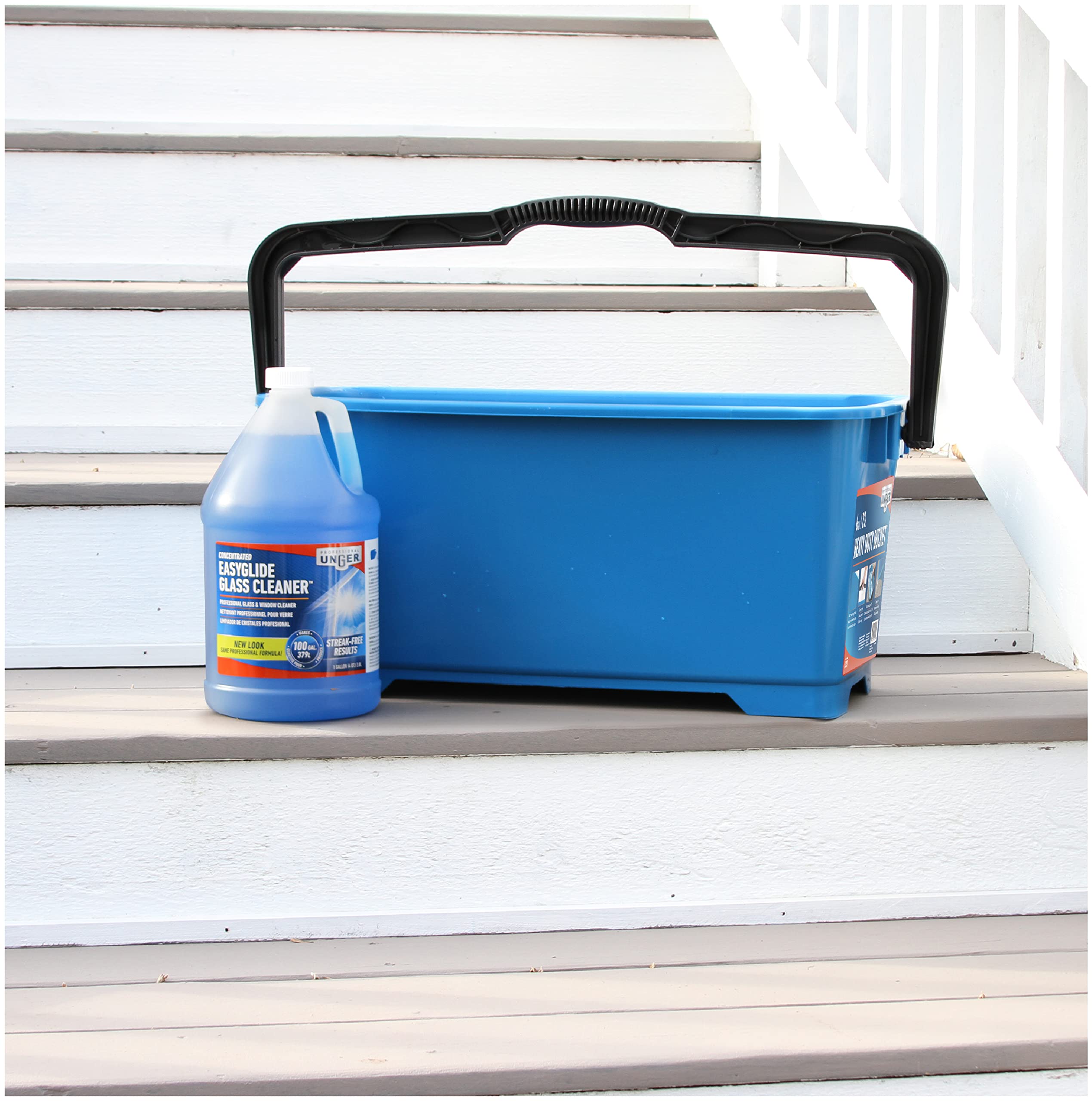 Unger Professional Streak-Free EasyGlide Glass Cleaner Concentrate, 1 Gallon, Ammonia-Free, Makes 100 Gallons of Solution, Safe for Tinted Windows, LOW-E, Windshields and Mirrors - Image 7